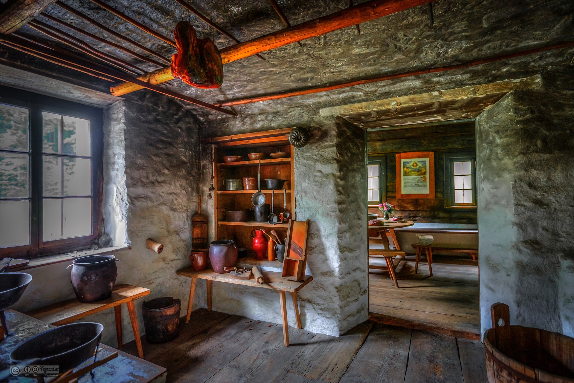 farmhouse kitchen old stove rural